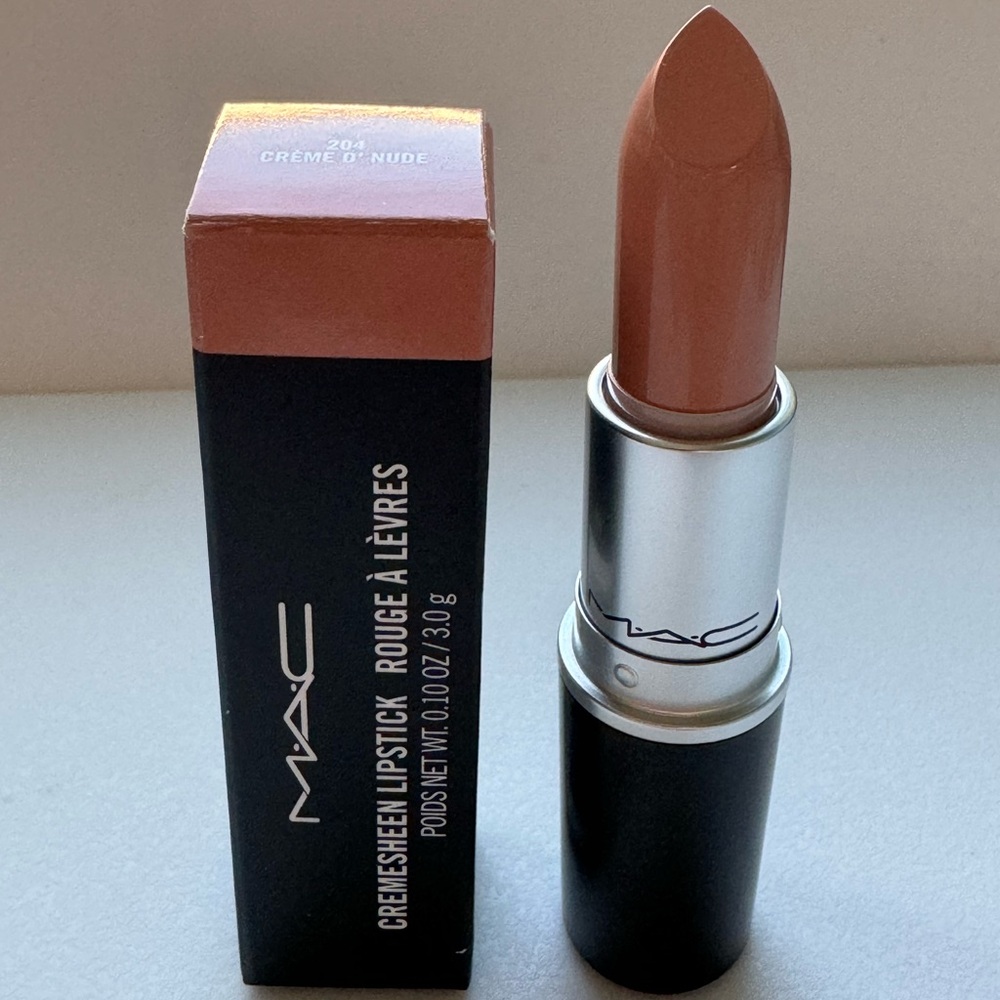 MAC beige lipstick